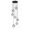 Z-Lite Vertical 7 Light Pendant, Matte Black 478-7MB-BN - alternate 4